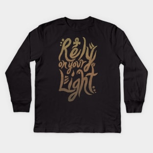 Rely on your Light | Ancient Egypt Kids Long Sleeve T-Shirt